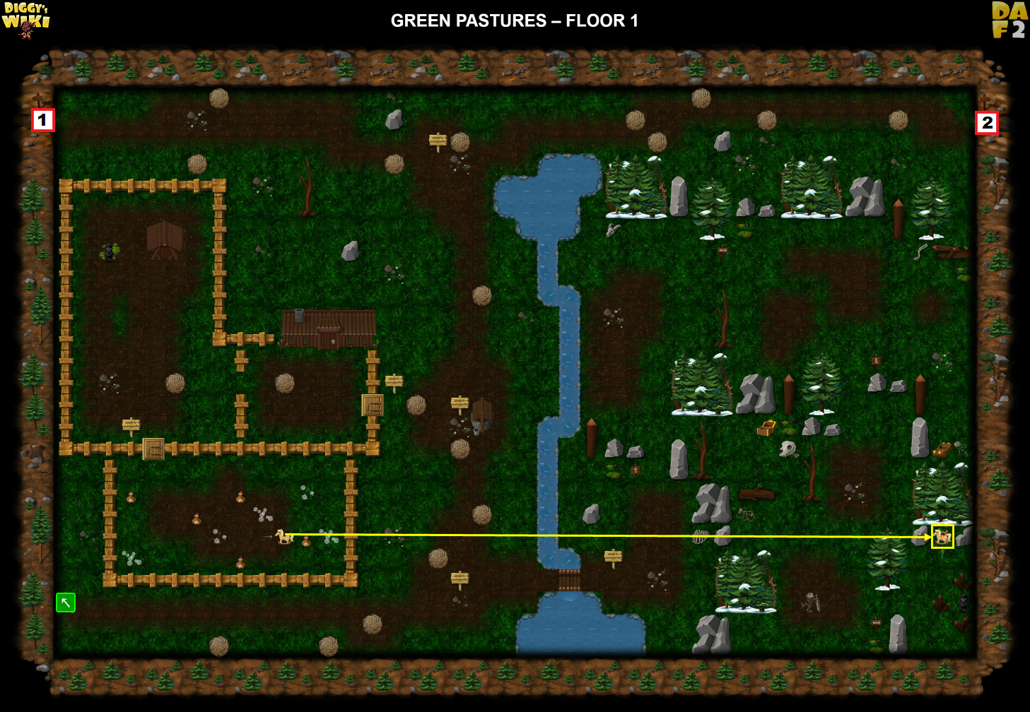 Green Pastures - Diggy's Adventure | Diggy's Guide